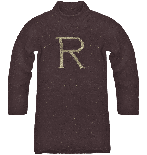 R for Ron Weasley Knitted Jumper - Olleke Wizarding Shop Amsterdam