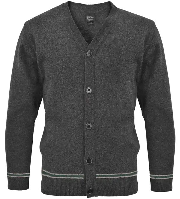 Slytherin V-Neck School Cardigan - Olleke Wizarding Shop Amsterdam