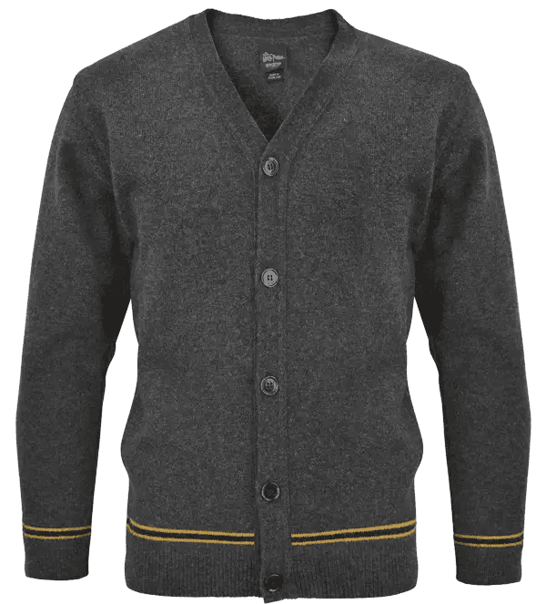Hufflepuff V-Neck School Cardigan - Olleke Wizarding Shop Amsterdam