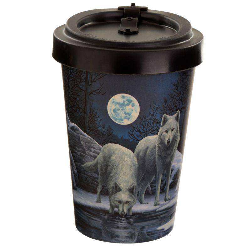 Wolves Travel Bamboo Mug - Olleke Wizarding Shop Amsterdam Brugge London