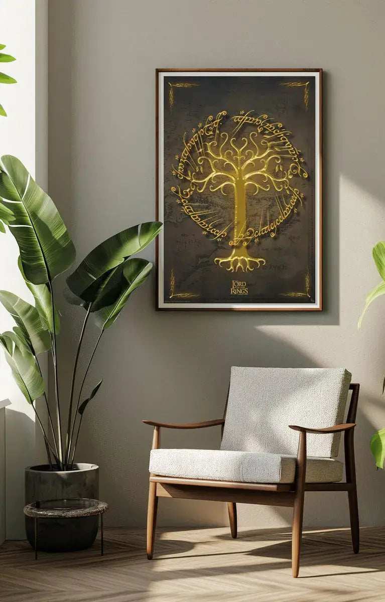 Lord of ther Rings poster Tree of Gondor - Olleke Wizarding Shop Amsterdam