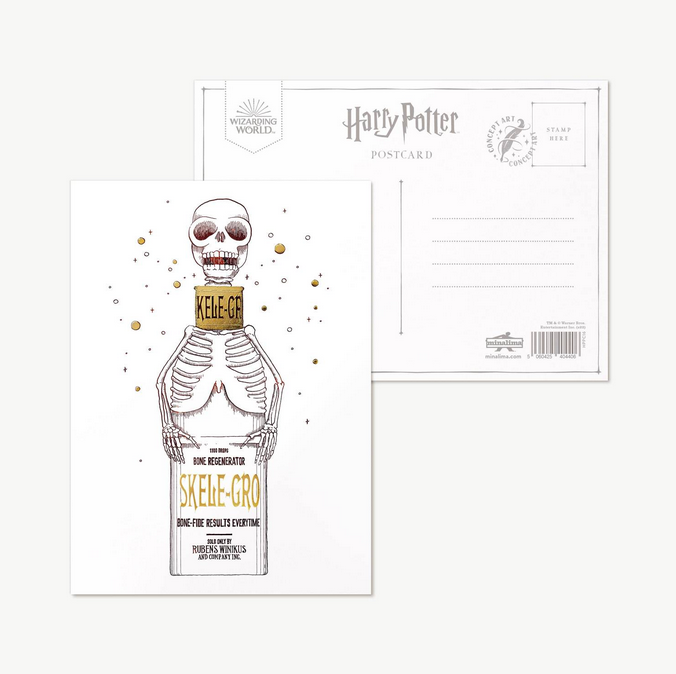 Harry Potter Concept Art Skele-Gro Postcard - Olleke Wizarding Shop Amsterdam