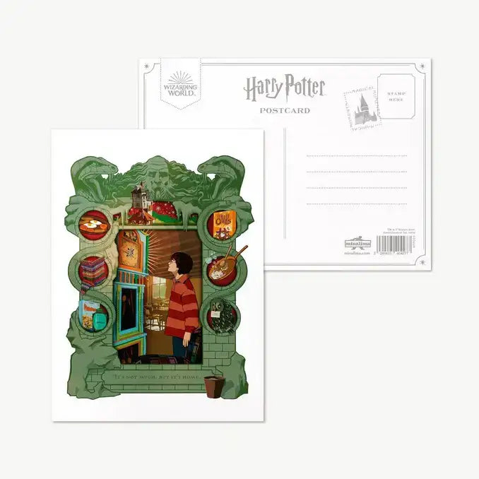 Harry Potter Magical Moments 'It's not much, but it's home' Single Postcard - Olleke Wizarding Shop Amsterdam