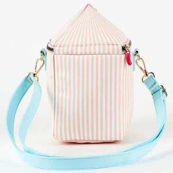 Cerdà Bertie Botts Candy Satchel with colorful jelly beans spilling out, vibrant packaging, and playful design.