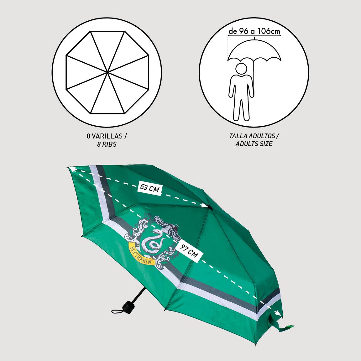 Slytherin Umbrella - Olleke Wizarding Shop Amsterdam