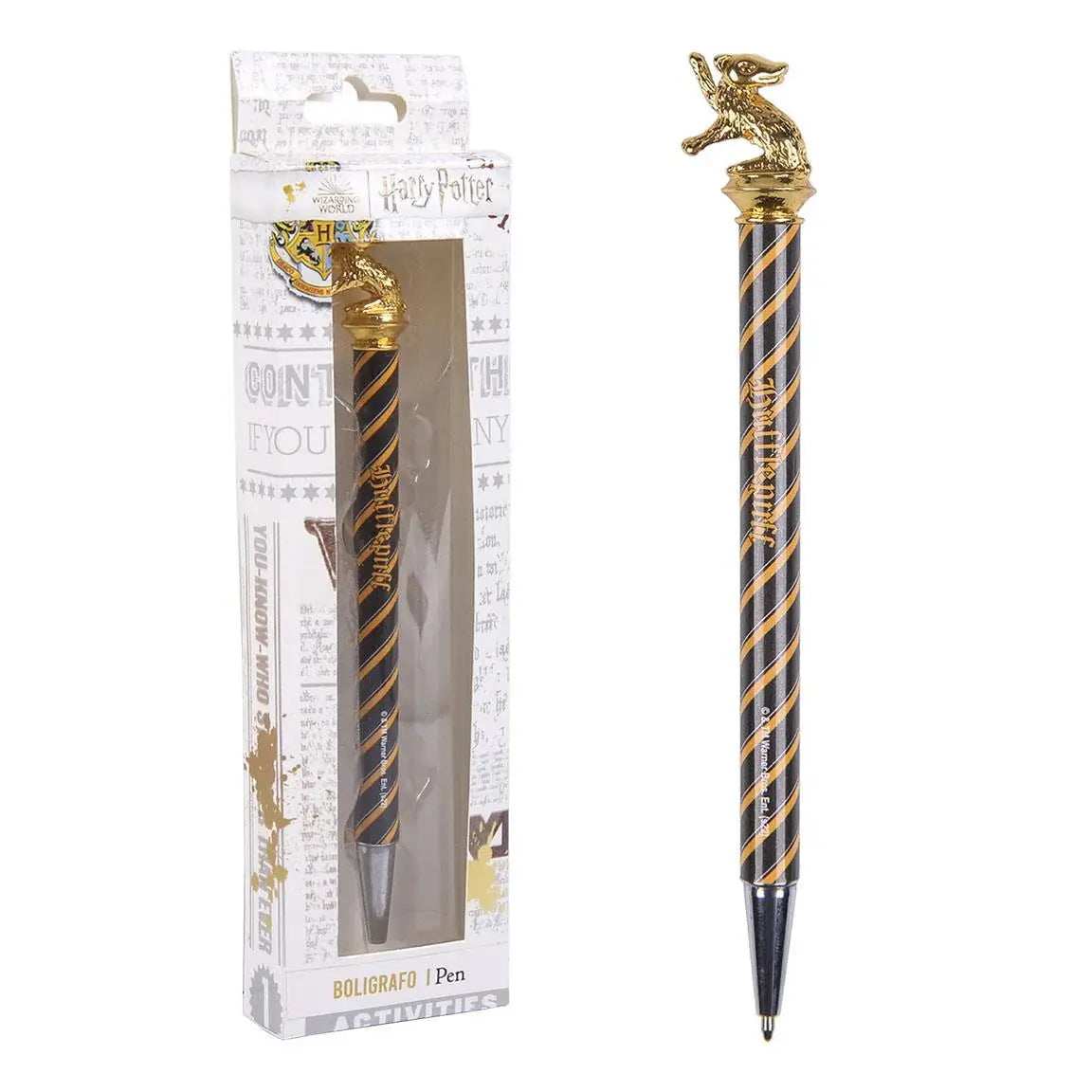 Harry Potter pen hufflepuff - Olleke Wizarding Shop Amsterdam