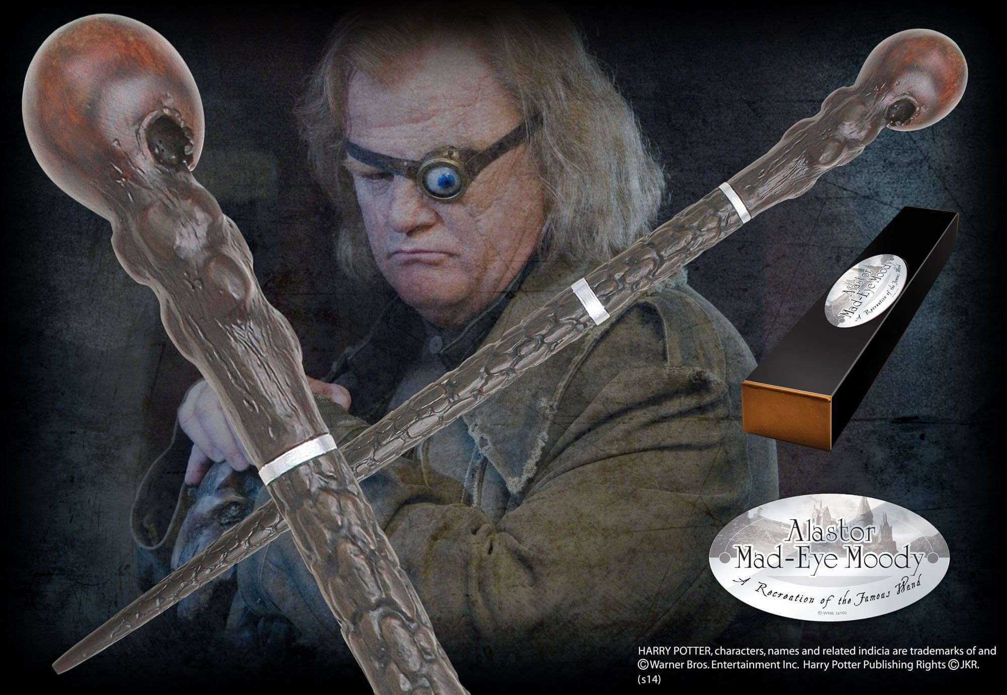 Alastor Mad-Eye Moody Character Wand - Olleke Wizarding Shop Amsterdam Brugge London