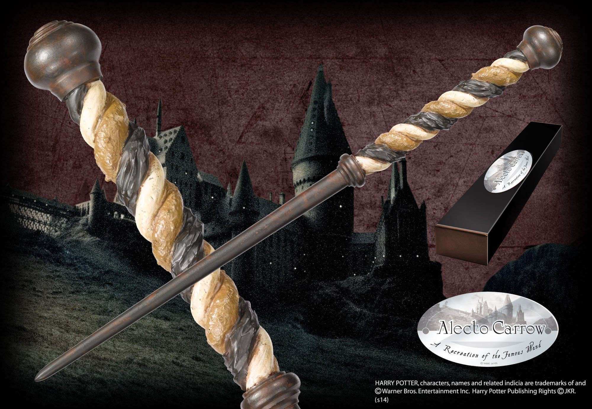 Alecto Carrow Character Wand - Olleke Wizarding Shop Amsterdam Brugge London