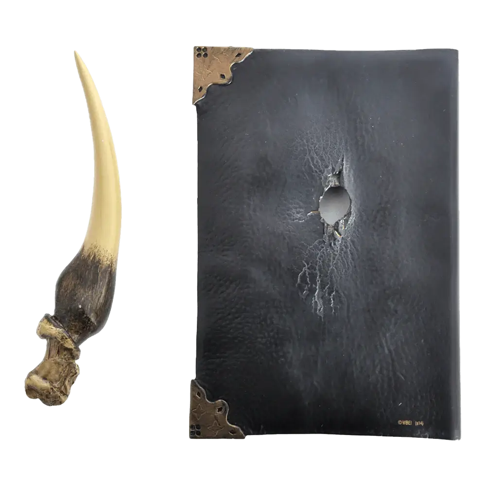 Basilisk Fang and Tom Riddle Diary Sculpture - Olleke Wizarding Shop Amsterdam Brugge London