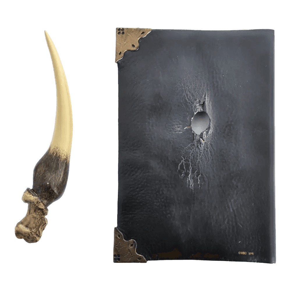 Basilisk Fang and Tom Riddle Diary Sculpture - Olleke Wizarding Shop Amsterdam Brugge London