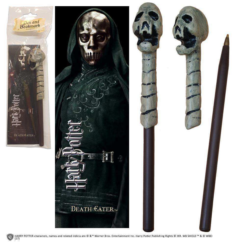 Death Eater Wand Pen and Bookmark – Skull - Olleke Wizarding Shop Amsterdam Brugge London