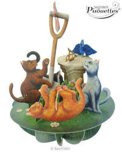 Cats in the garden - Olleke Wizarding Shop Amsterdam Brugge London