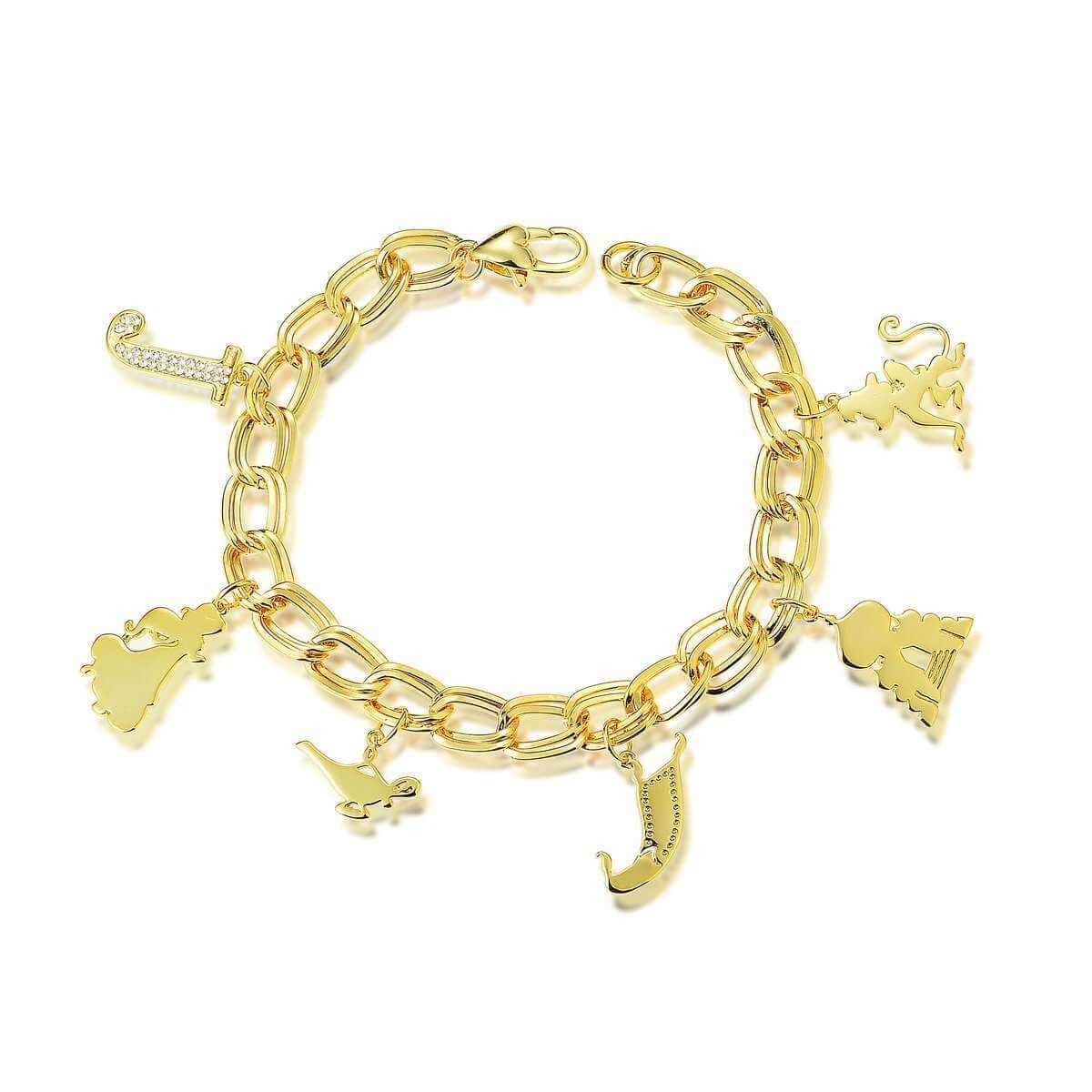 Disney Aladdin Princess Jasmine Charm Bracelet - Olleke Wizarding Shop Amsterdam Brugge London
