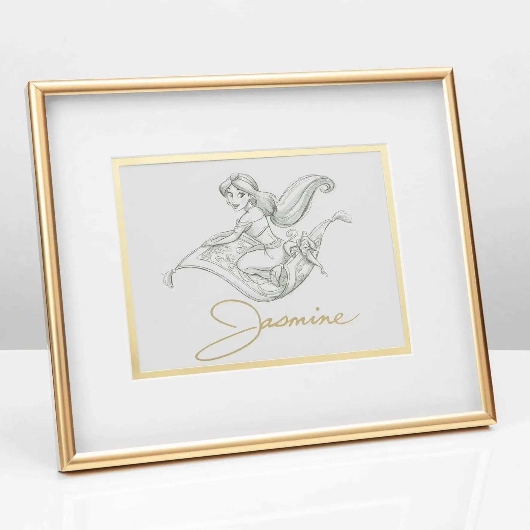 Disney Framed Print Jasmine - Olleke Wizarding Shop Amsterdam Brugge London