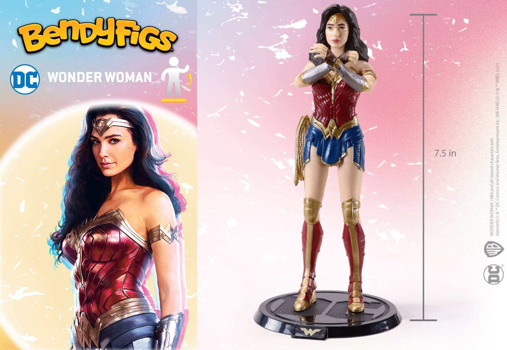 Wonder Woman Bendable Figure - Olleke Wizarding Shop Amsterdam Brugge London