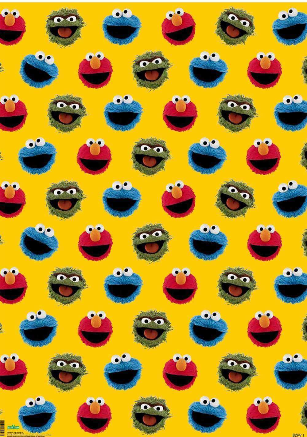 Gift Wrap Sesame Street - Olleke Wizarding Shop Amsterdam Brugge London