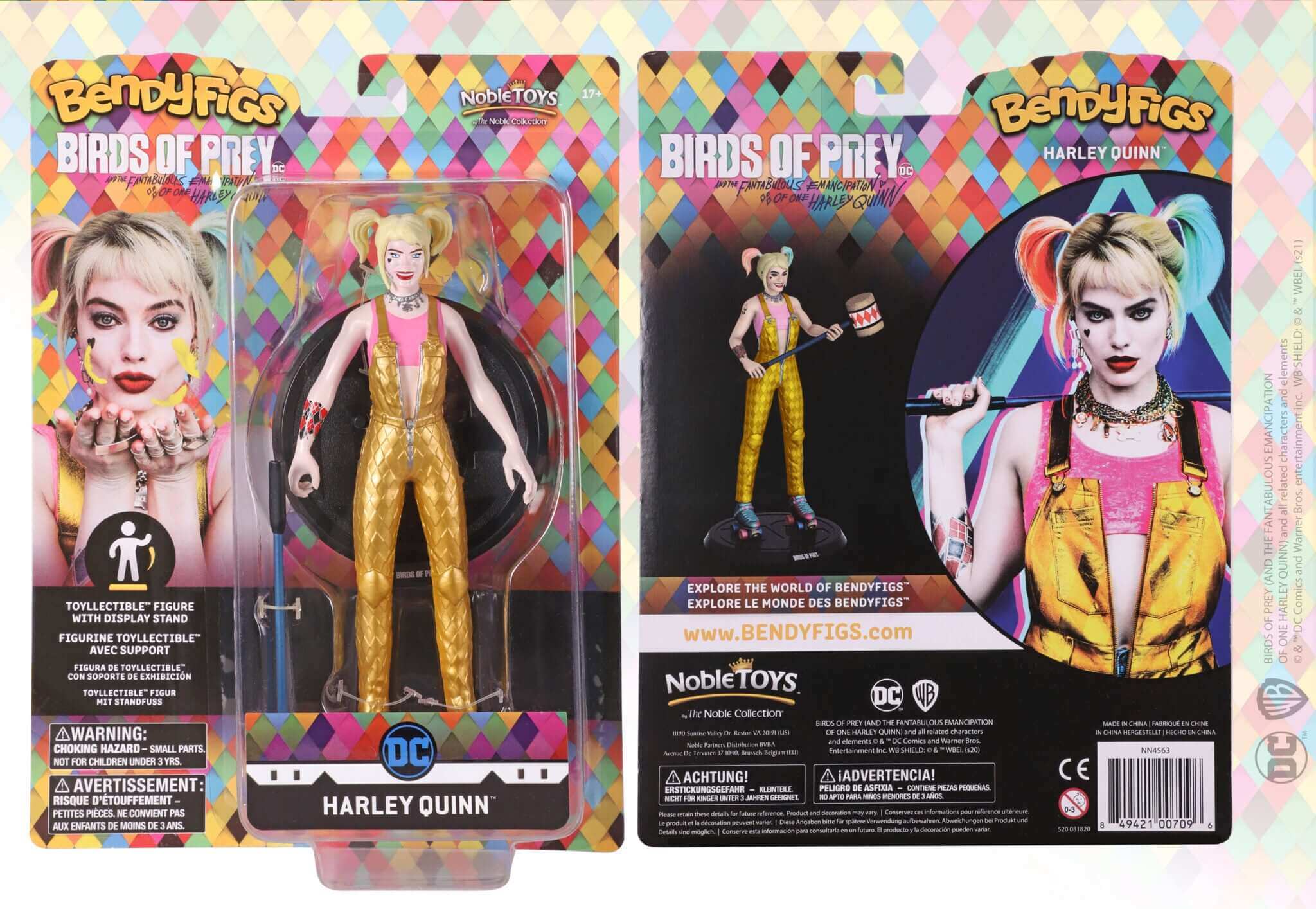 Harley Quinn Birds of Prey Bendable Figure - Olleke Wizarding Shop Amsterdam Brugge London