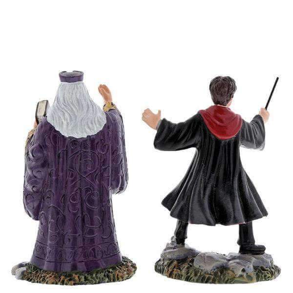 Harry and The Headmaster Figurine - Olleke Wizarding Shop Amsterdam Brugge London