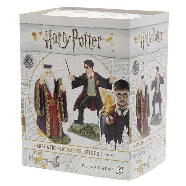 Harry and The Headmaster Figurine - Olleke Wizarding Shop Amsterdam Brugge London