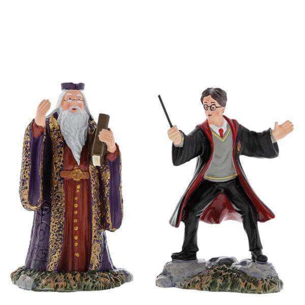Harry and The Headmaster Figurine - Olleke Wizarding Shop Amsterdam Brugge London