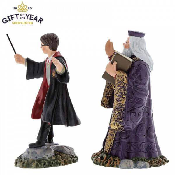 Harry and The Headmaster Figurine - Olleke Wizarding Shop Amsterdam Brugge London