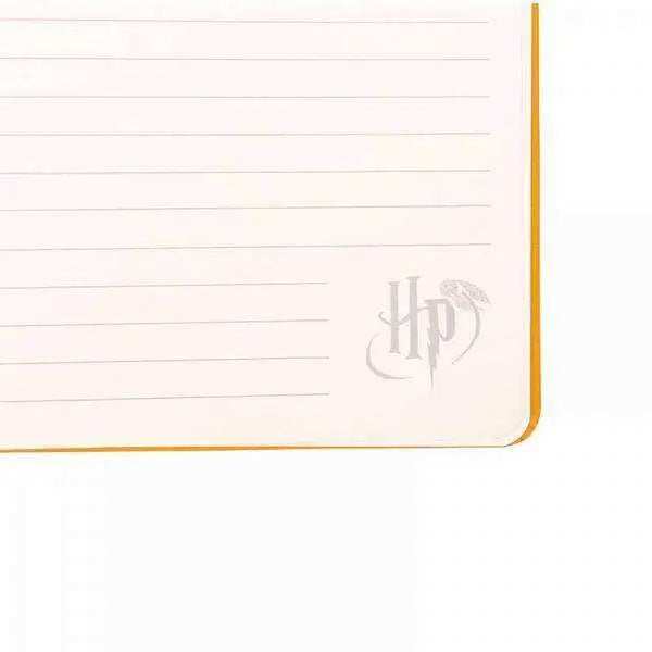Harry Potter A5 Notebook - Hufflepuff Crest - Olleke Wizarding Shop Amsterdam Brugge London