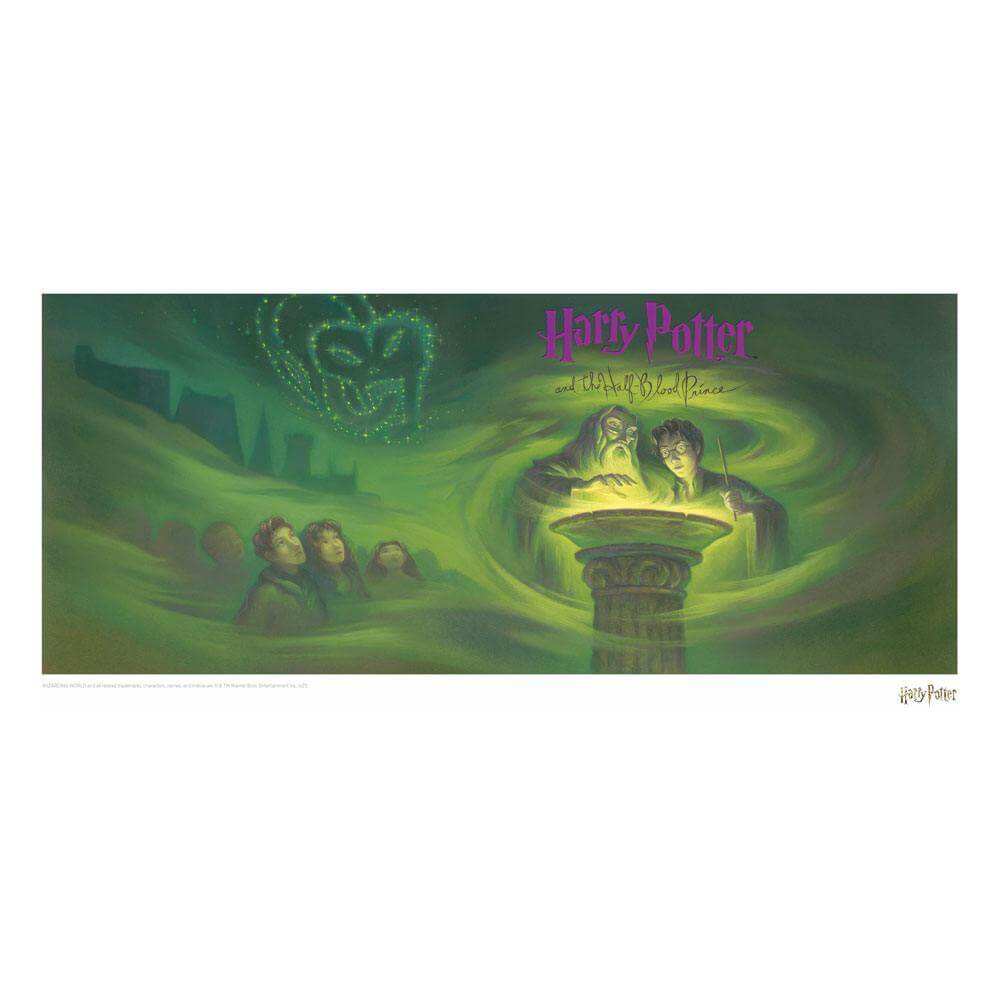 Harry Potter Art Print Half Blood Prince Book Cover Artwork Limited Edition - Olleke Wizarding Shop Amsterdam Brugge London