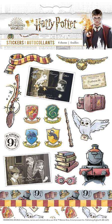 Harry Potter Classic Sticker Pack - Olleke Wizarding Shop Amsterdam Brugge London