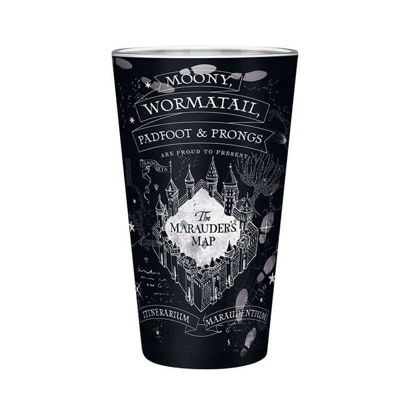 Harry Potter Large Glass Marauder's map - Olleke Wizarding Shop Amsterdam Brugge London