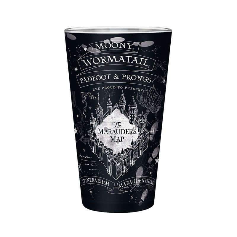 Harry Potter Large Glass Marauder's map - Olleke Wizarding Shop Amsterdam Brugge London