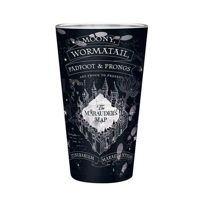 Harry Potter Large Glass Marauder's map - Olleke Wizarding Shop Amsterdam Brugge London