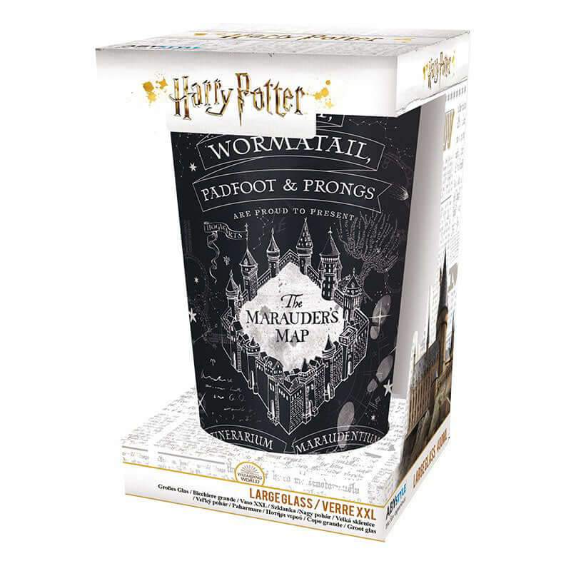 Harry Potter Large Glass Marauder's map - Olleke Wizarding Shop Amsterdam Brugge London