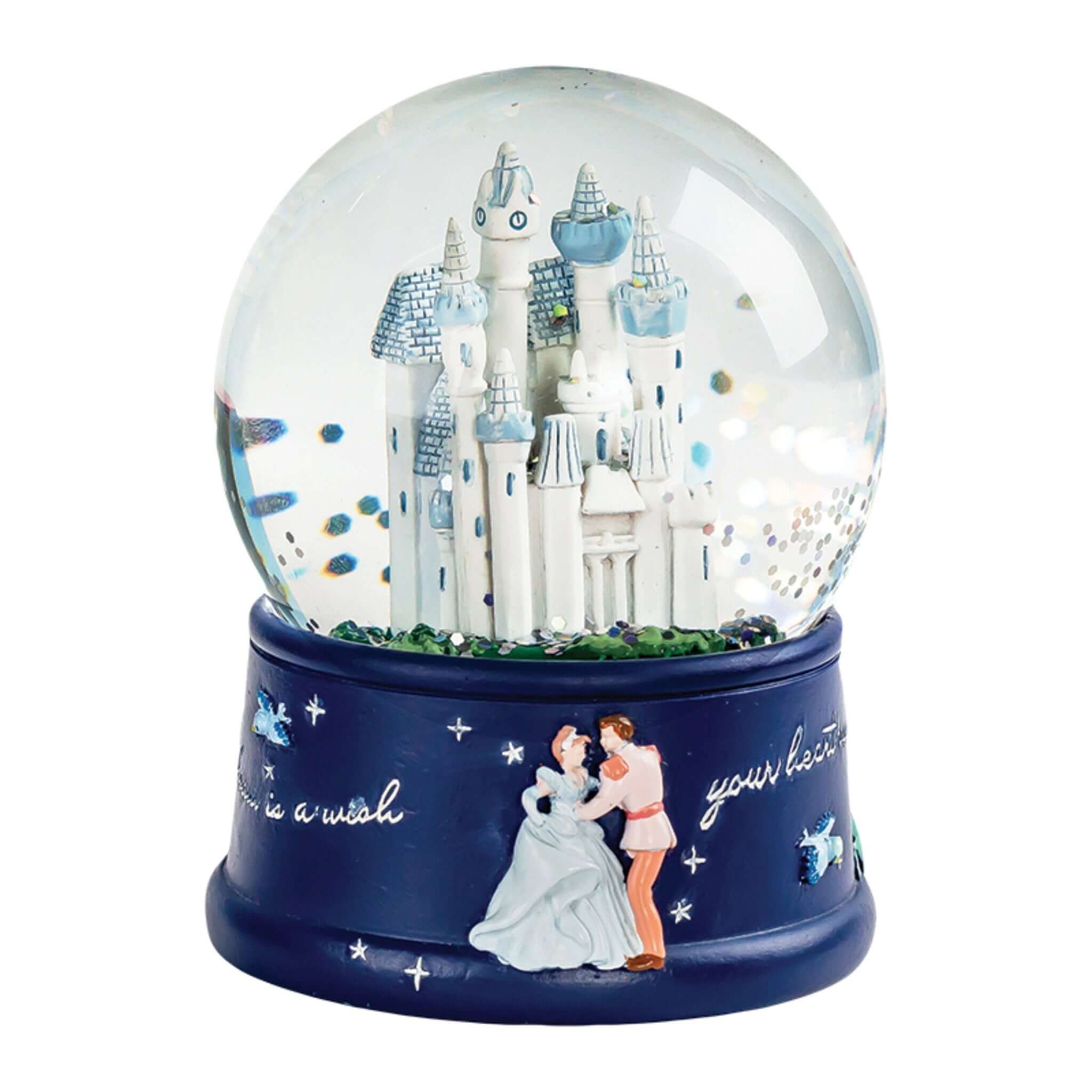Disney Cinderella Snow Globe Hallmark Walt Disney World 50th