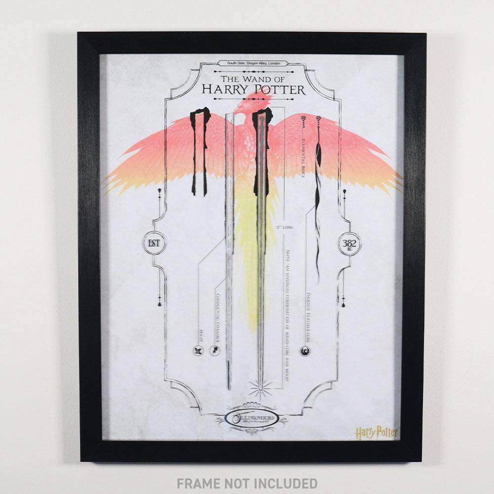 Harry Potter Art Print Limited Edition Fan-Cel - Olleke Wizarding Shop Amsterdam Brugge London