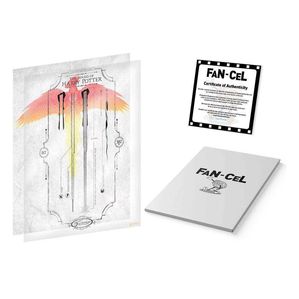 Harry Potter Art Print Limited Edition Fan-Cel - Olleke Wizarding Shop Amsterdam Brugge London
