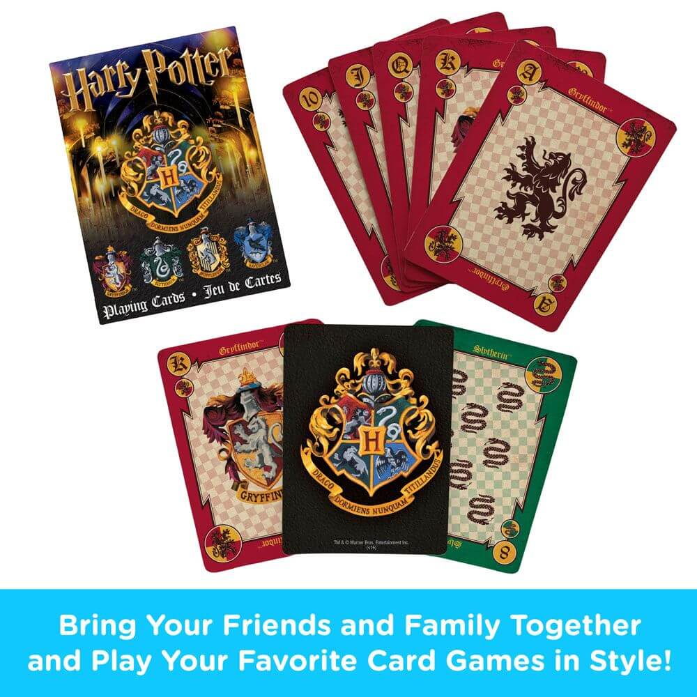 Harry Potter Playing Cards Crests - Olleke Wizarding Shop Amsterdam Brugge London