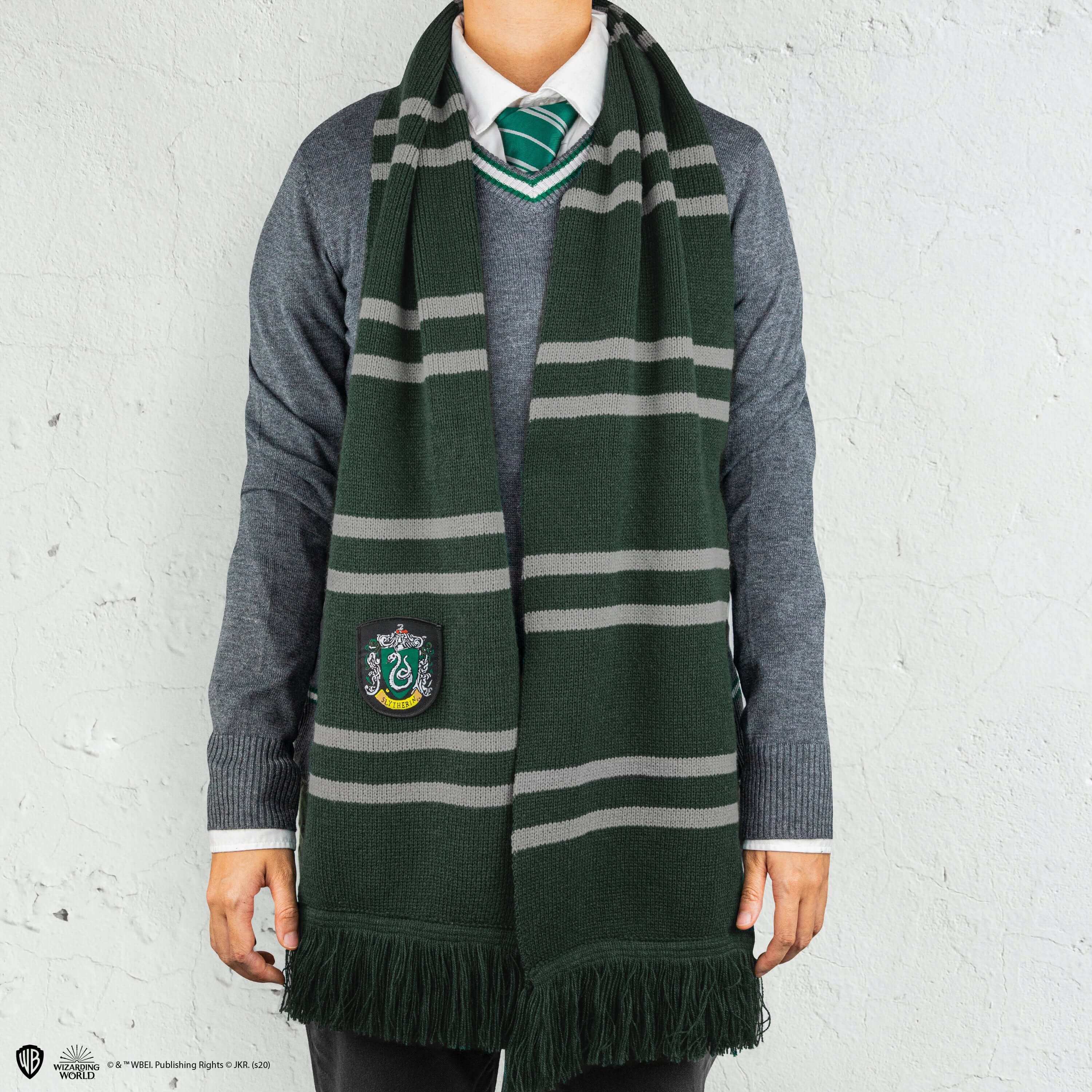 Harry Potter scarf Slytherin - Olleke Wizarding Shop Amsterdam Brugge London