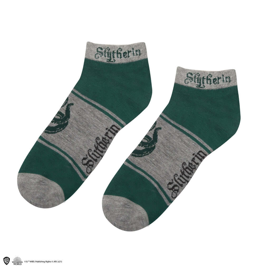 Harry Potter Set of 3 Ankle Socks - Slytherin - Olleke Wizarding Shop Amsterdam Brugge London