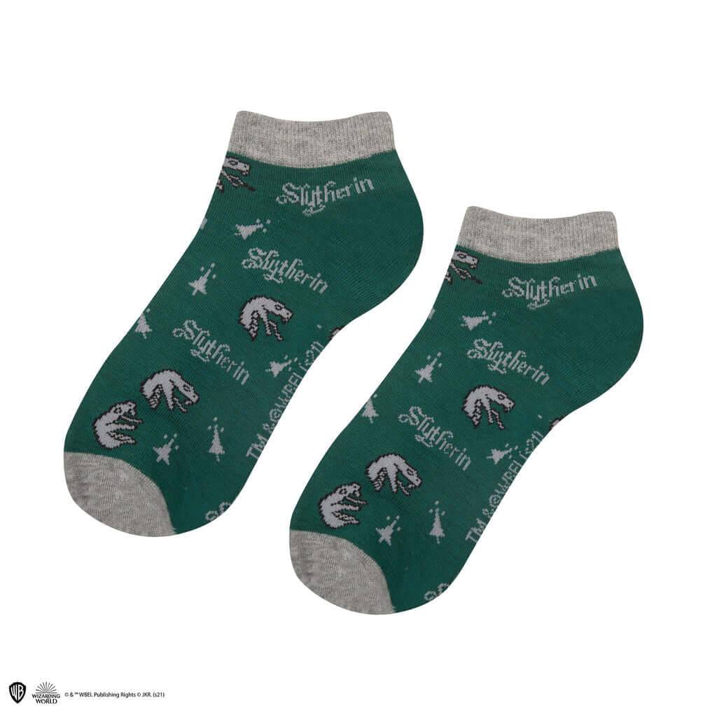 Harry Potter Set of 3 Ankle Socks - Slytherin - Olleke Wizarding Shop Amsterdam Brugge London