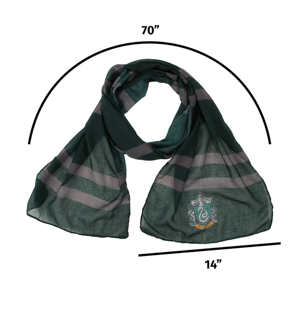 Harry Potter Slytherin Lightweight Scarf - Olleke Wizarding Shop Amsterdam Brugge London
