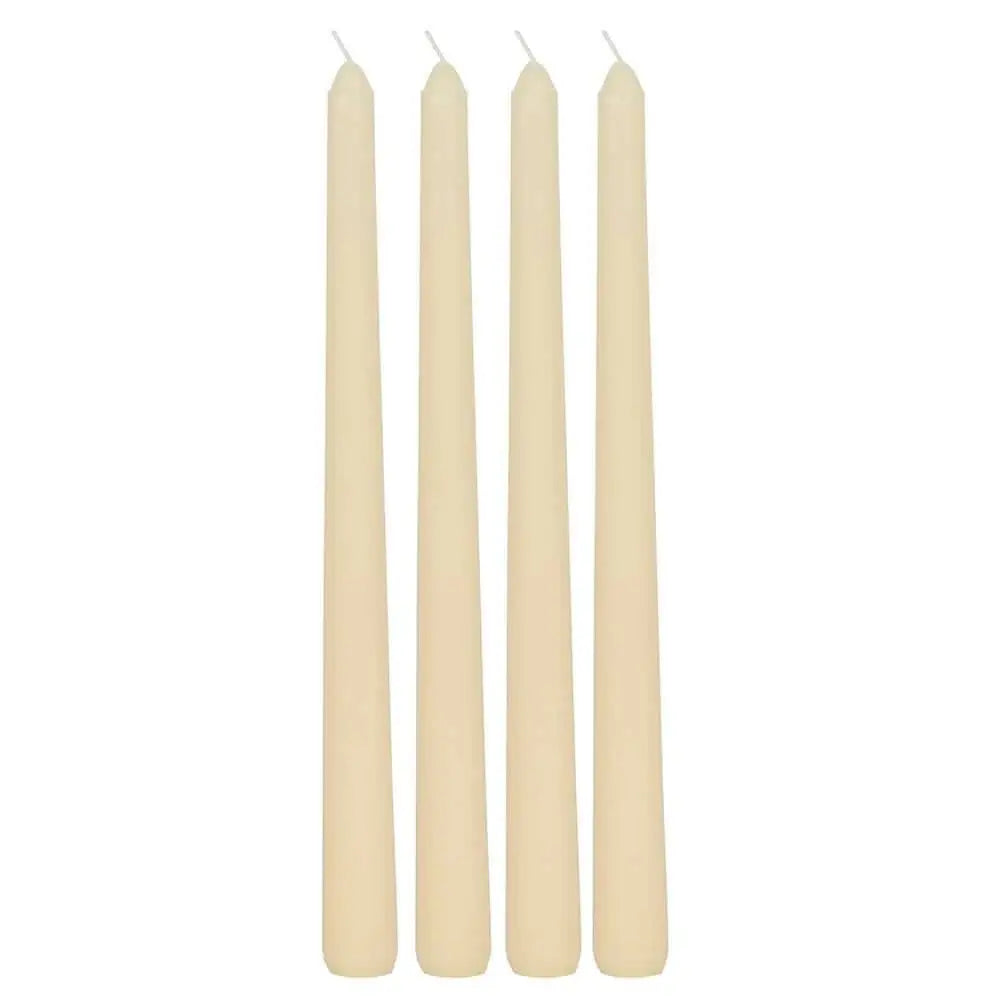 Ivory Taper Candles Pack of 4 - Olleke Wizarding Shop Amsterdam Brugge London