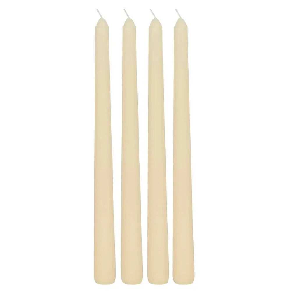 Ivory Taper Candles Pack of 4 - Olleke Wizarding Shop Amsterdam Brugge London
