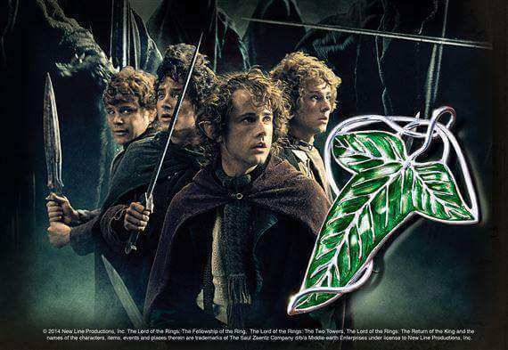Lord of the Rings - Elven broche - Olleke Wizarding Shop Amsterdam Brugge London