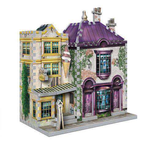 Madam Malkin’s and Florean Fortescue - Slug and Jiggers 3D Puzzle - Olleke Wizarding Shop Amsterdam Brugge London