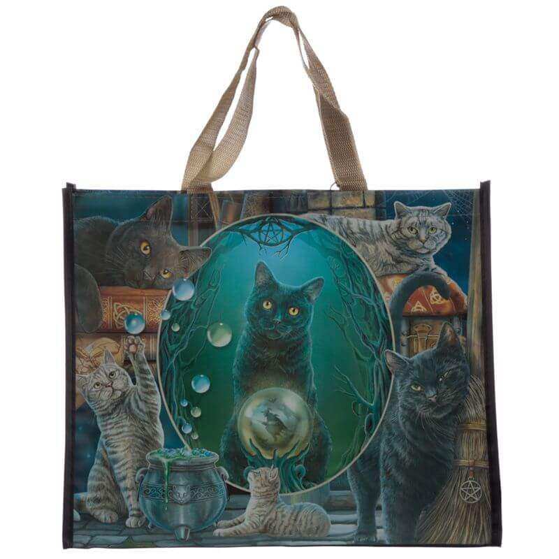 Magic Cat Shopping Bag - Olleke Wizarding Shop Amsterdam Brugge London