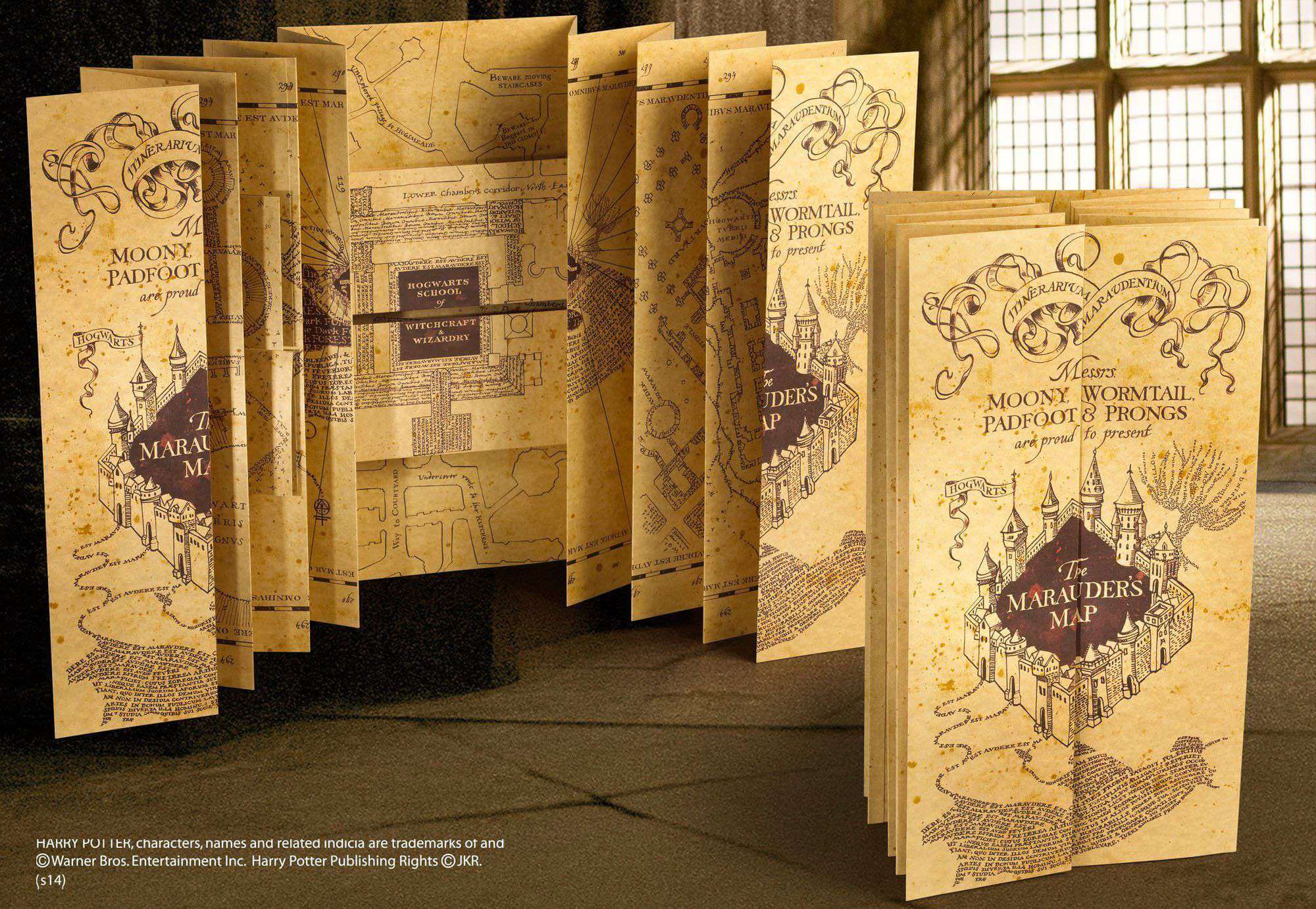 Marauder’s Map - Olleke Wizarding Shop Amsterdam Brugge London