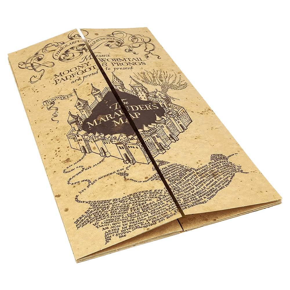 Marauder’s Map - Olleke Wizarding Shop Amsterdam Brugge London