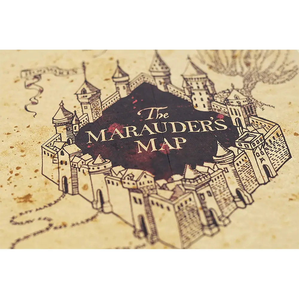 Marauder’s Map - Olleke Wizarding Shop Amsterdam Brugge London