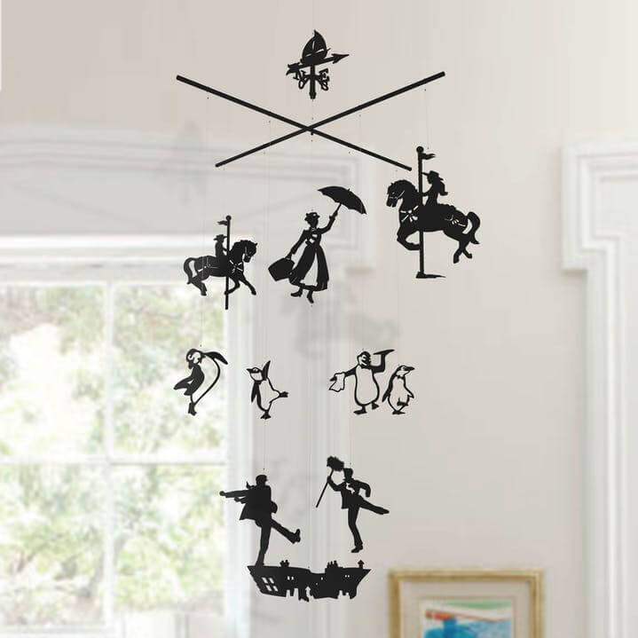 Mary Poppins mobile - Olleke Wizarding Shop Amsterdam Brugge London