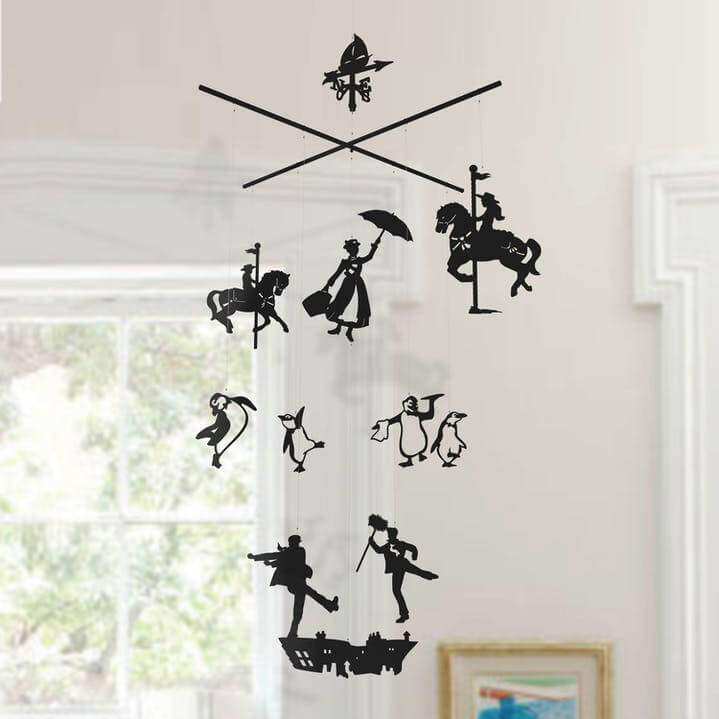 Mary Poppins mobile - Olleke Wizarding Shop Amsterdam Brugge London